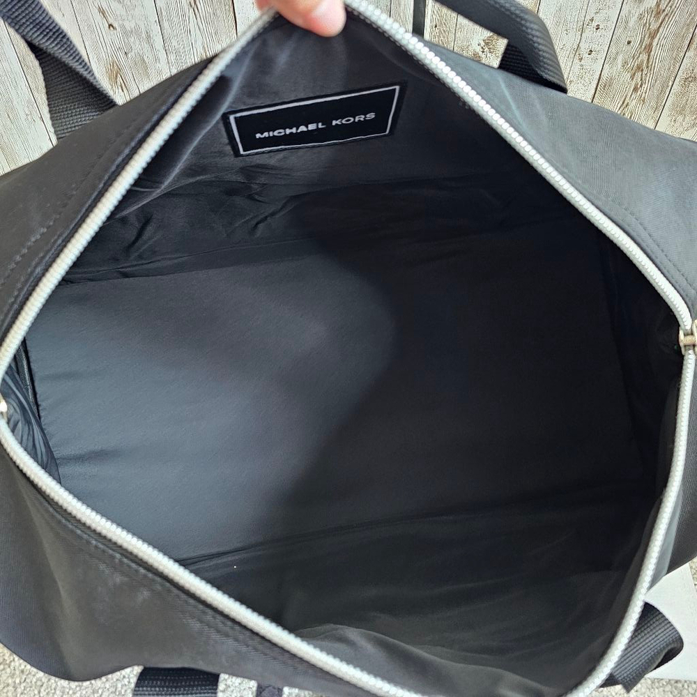 Michael Kors Duffle Travel Gym Bag, Black - Picture 10 of 11